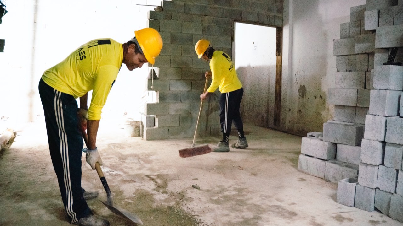 Organização & Limpeza de Obra